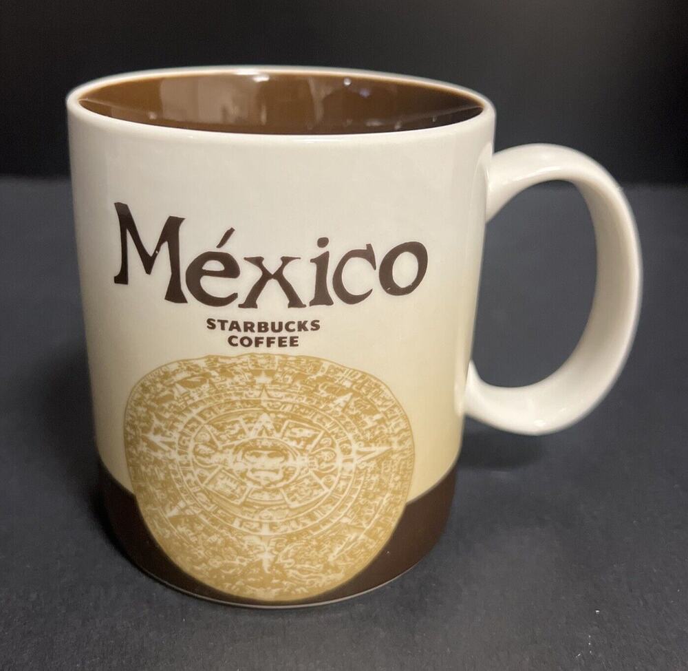 Starbucks Coffee Mug Mexico 2014 Global City Icon 16oz 473ml Collector Series